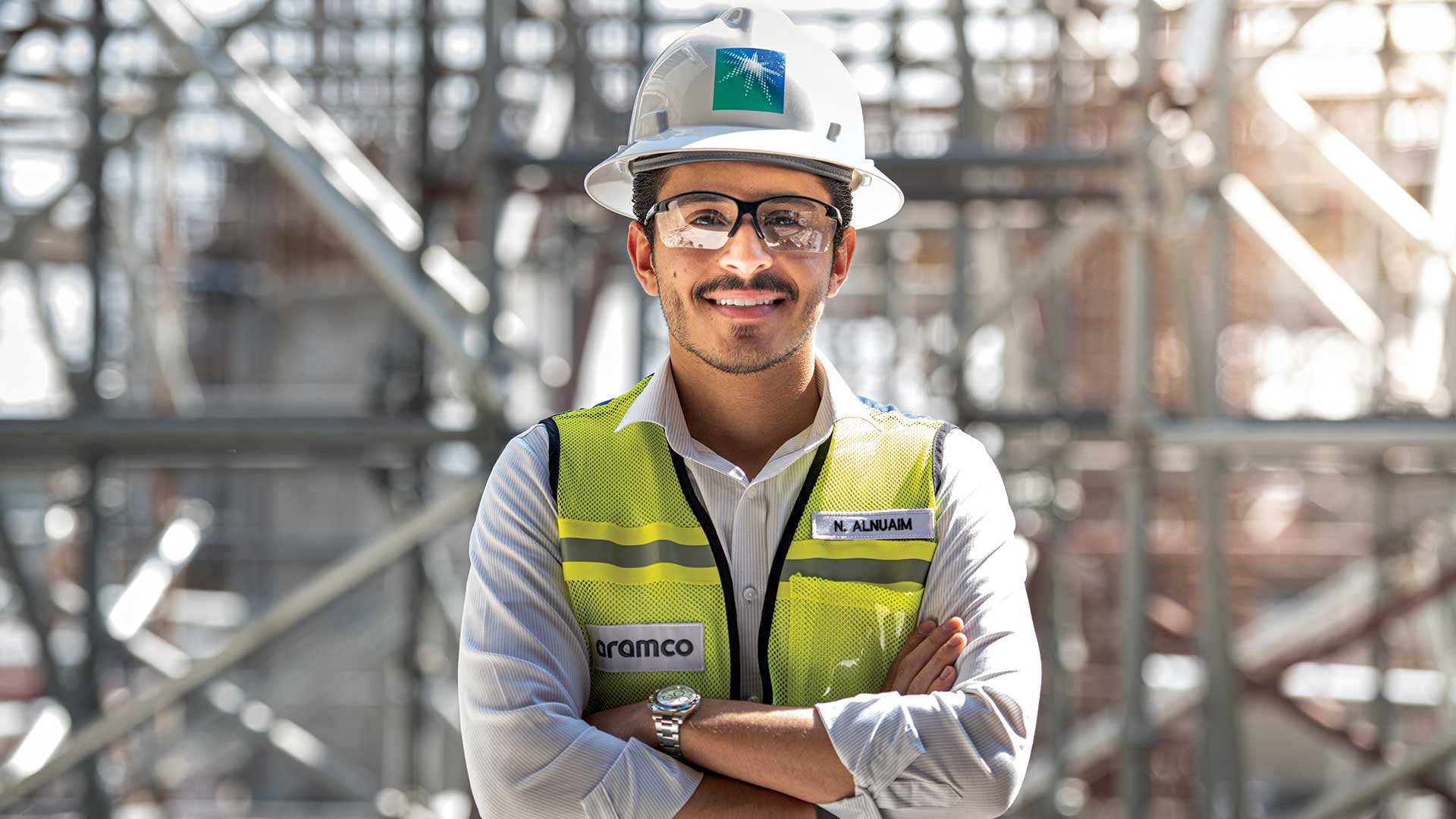 Aramcon Nawaf N. Al Nuaim on Stadium project