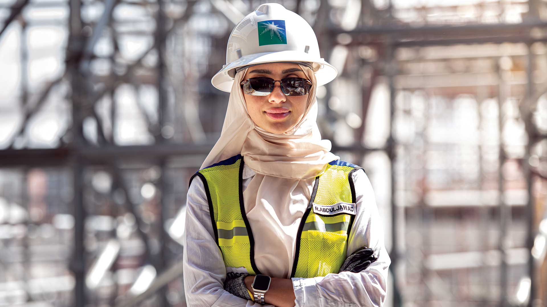 Rahaf S. Abduljawad Aramco Stadium project during Ramadan
