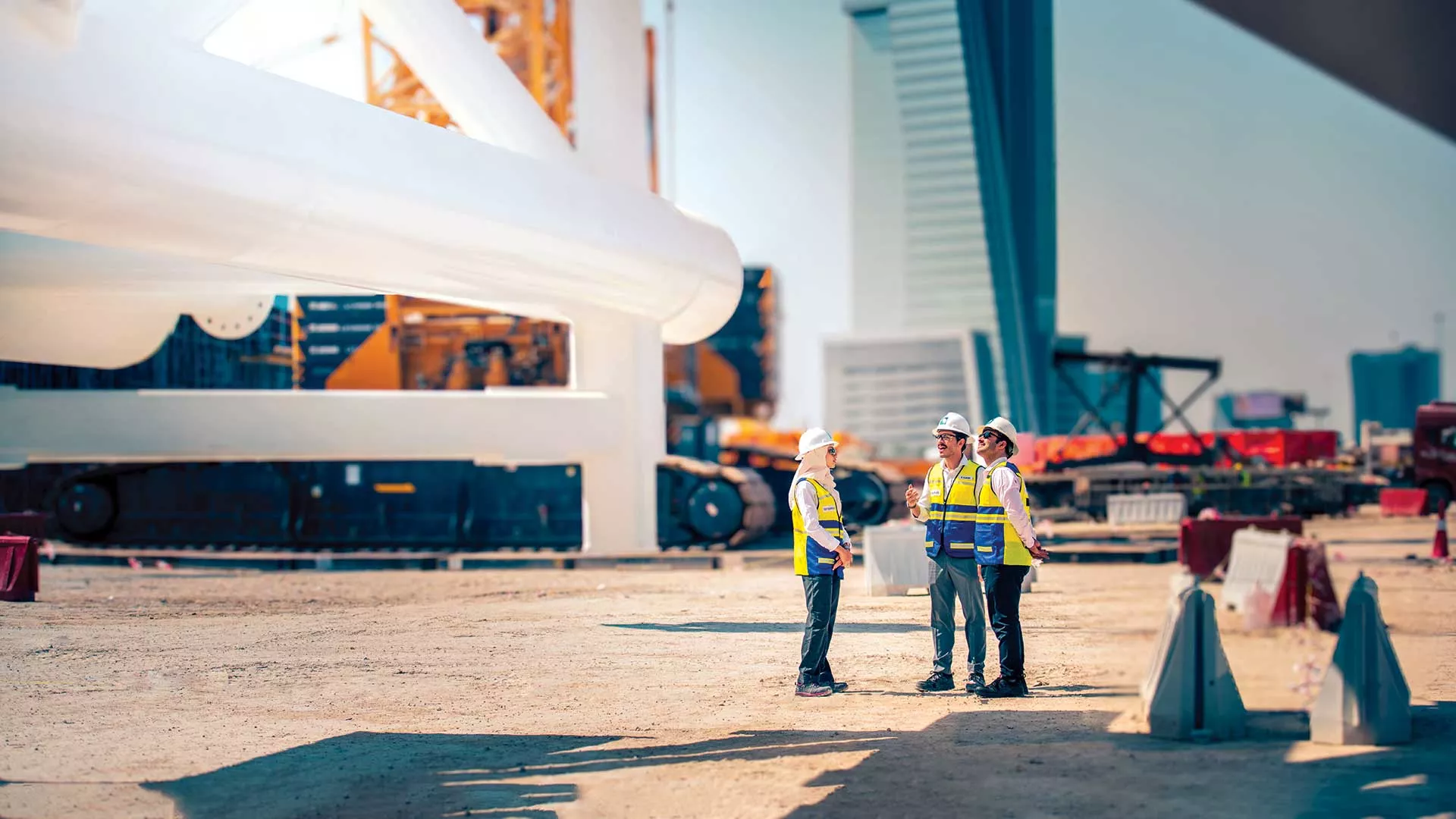 Engineers on Aramco Stadium Project share similar drive vision. Football unites people, whether on the field or in the stands.